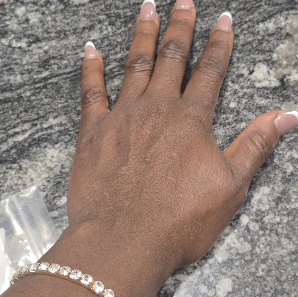 Macys Elegant Gold and Silver Tennis Bracelet Women New - Picture 5 of 10